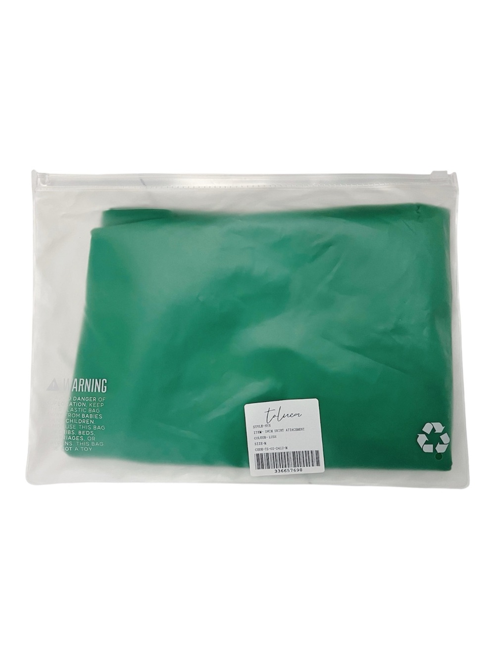 Toluca Ruched Swim Skirt Cover Up Women’s Green M Medium - Picture 10 of 13